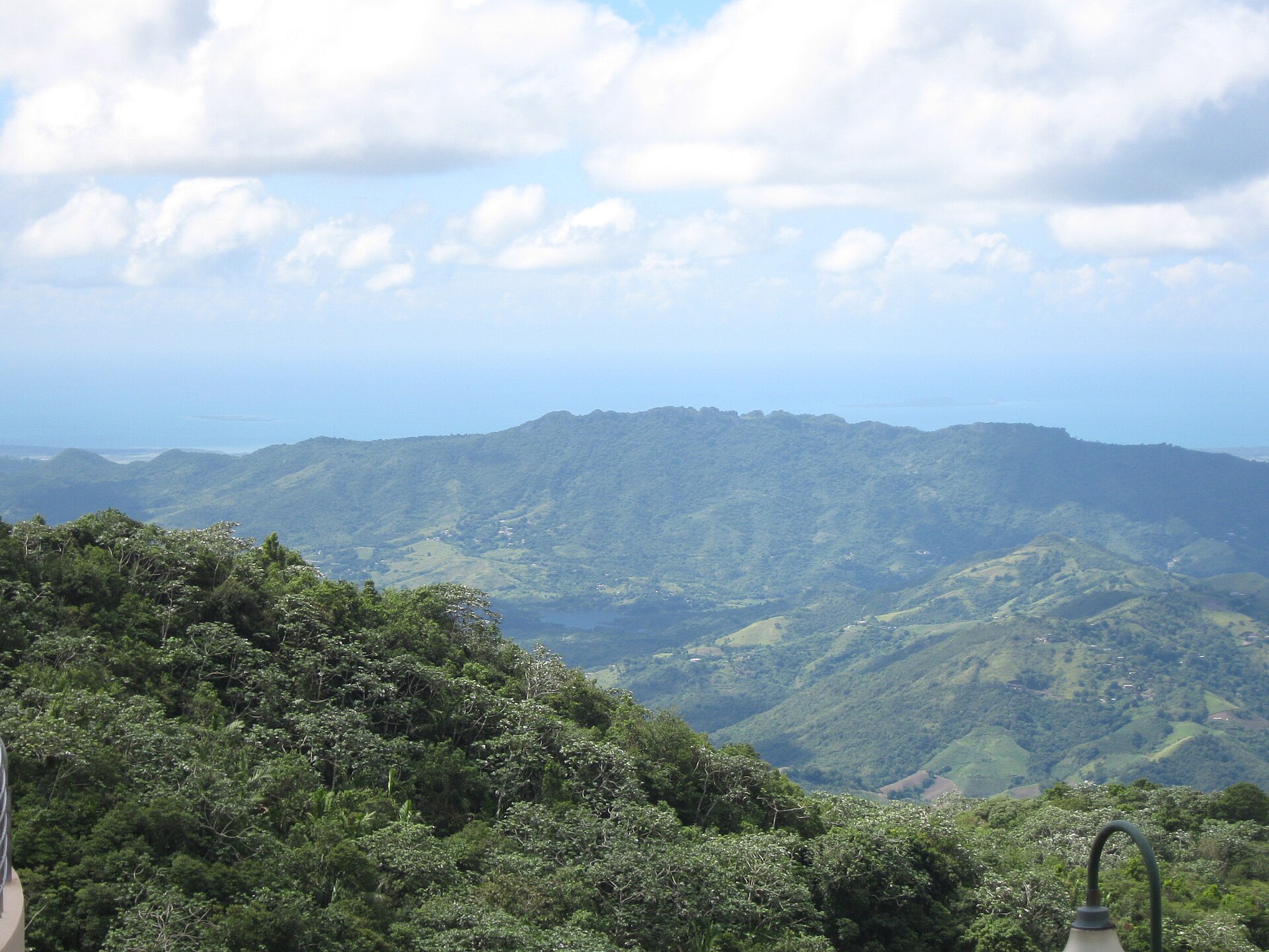 Montañas de la Cordillera Central de Puerto Rico